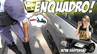 PRIMEIRO ENQUADRO DA LEKA E NOVA SUSPENSÃO NO COROLLA - DAILY VLOG7008