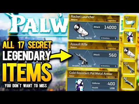 All Legendary Schemas in Palworld: Locations and How to Use