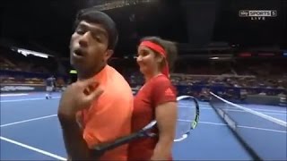 Rohan Bopanna and Sania Mirza Caught on Camera