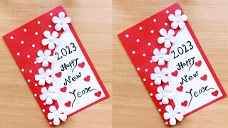 DIY - Happy New Year Greetings Card 2023 | Handmade New Year Greetings Card
