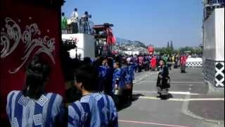 半田山車祭り２０１２　中組　山車入場 1