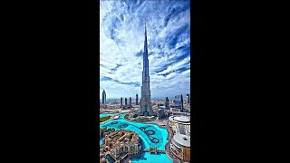 Burj Khalifa Construction! Time lapse|#shorts #dubai