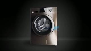 Drum washing machine 3d product showcase animation