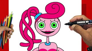 How To Draw MOMMY LONG LEGS of Poppy Playtime 3