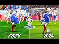 EA Sports FC 24 vs eFootball 2024 | Signature Free Kick Styles