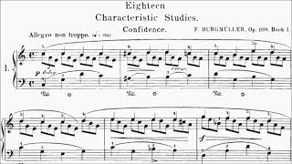 Burgmuller Op.109 18 Characteristic Studies (Complete)