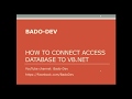 Visual Basic - How to connect Access database to VB.Net