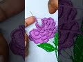 Beautiful Flower Stitching By Hand #shorts