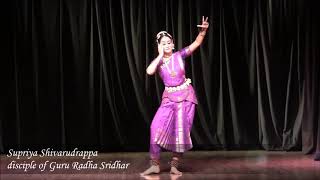 Supriya Shivarudrappa- Bharatanatyam[ICCR programme]