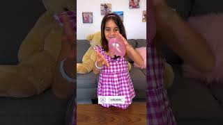 The MAGIC TRICK of SCIENCE! β‘ Leleβs Sticky Balloon Trick Revealed! ππ€ #shorts