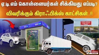 ஏ.டி.எம் கொள்ளையர்கள் சிக்கியது எப்படி? விவரிக்கும் கிராஃபிக்ஸ் காட்சிகள்..!!