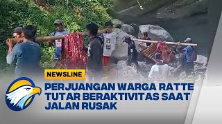 Jalan di Polewali Mandar Rusak, Warga Kesulitan - [Newsline]