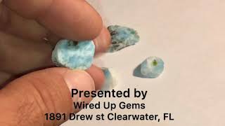 Lapidary Stone polishing -Larimar- and ring setting