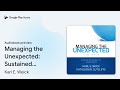 managing the unexpected sustained performance… by karl e. weick · audiobook preview