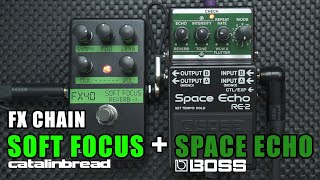 BOSS Space Echo RE-2 + Catalinbread Soft Focus