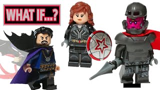 Lego Marvel What If Ultron, Doctor Strange Supreme and Red Guardian's shield moc