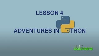 Learn Python - Lesson 4