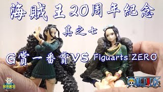 阿平實況 海賊王 20周年紀念 一番賞 羅賓 G賞 vs Figuarts ZERO 其之七 開箱 ONE PIECE