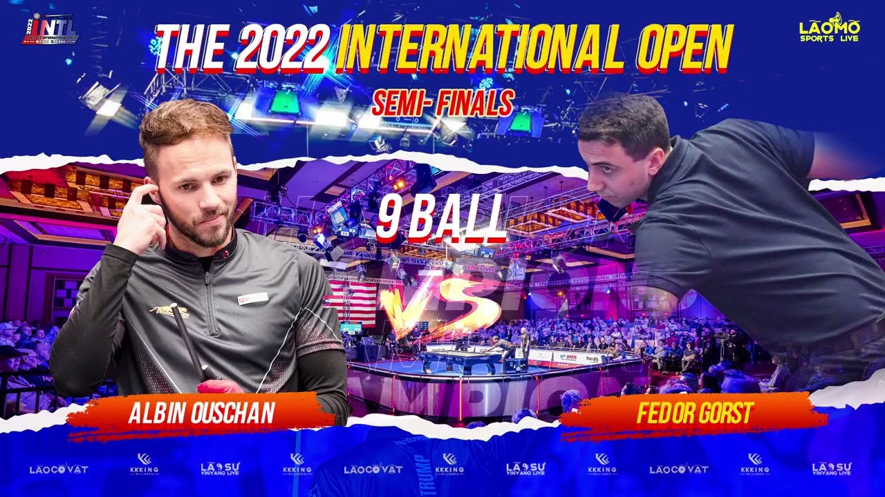 Live Tứ Kết: Albin Ouschan (AUT) VS Fedor Gorst (RUS) | 9 Ball ...