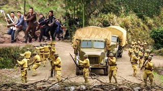 日軍正在嘲笑共軍沒槍只有刀，哪料兵王僅用幾塊石頭就團滅日軍！【抗日】