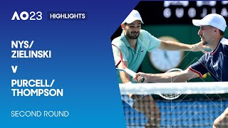 Nys/Zielinski v Purcell/Thompson Highlights | Australian Open 2023 Second Round