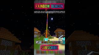 Rainbow Beacon #minecraft #gaming #buildhacks #歌ってみた #イラスト #踊ってみた