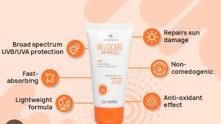 heliocare advance sunscreen review in tamil/Tinted sunscreen/ no makeup look🫠