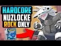 CAN I BEAT A POKÉMON SAPPHIRE HARDCORE NUZLOCKE WITH ONLY ROCK TYPES!? (Pokémon Challenge)