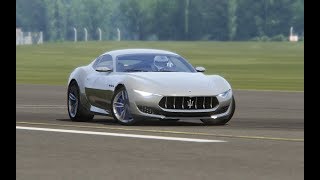 Maserati Alfieri at Top Gear Testing