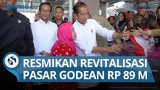 Jokowi Resmikan Revitalisasi Pasar Godean yang Telan Biaya Rp 89 Miliar