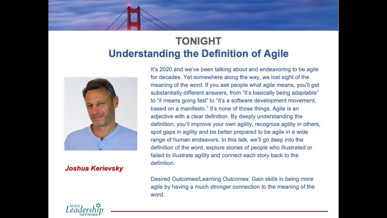 Understanding The Definition Of Agile - YouTube