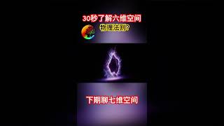 【宇宙027】最快速了解六维空间，超越物理法则