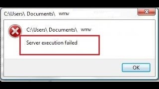 Windows Media Player Server Execution Failed