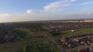 Willow Creek Park in Saginaw, Texas from 337 feet