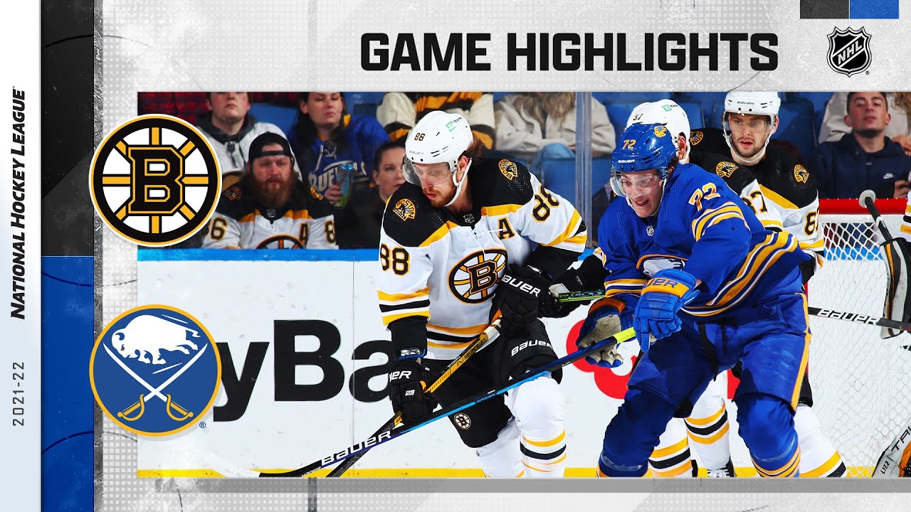 Bruins @ Sabres 11/24/21 | NHL Highlights - YouTube