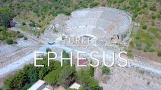 Efes  - incredible ancient ruins (Summer, Drone, 4k)