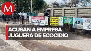 Denuncian presunto ecocidio por empresa de jugos en San Rafael, Veracruz