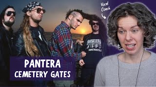 First time hearing Pantera! Reaction and vocal analysis of "Cemetery Gates"