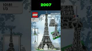 Lego Eiffel Tower Evolution #shorts