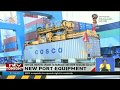 KPA installs new rail mounted cranes at Mombasa port to increase container handling capacity