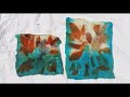 how to eco print felt with leaves and dye full process aannsha jones creates