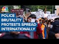 Protests against police brutality spread beyond the U.S.