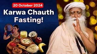 Watch it before Karwa Chauth 2024 | Sadhguru’s Guidance on Fasting | Sadhguru