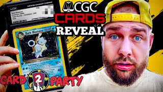 We Graded Our BEST Pokémon Cards At Card Party.. CGC Card Reveal