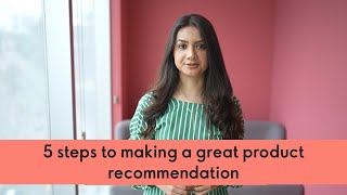 5 Steps to Make and Share A Great Product Recommedation | Learn Easy | Oriflame Pakistan