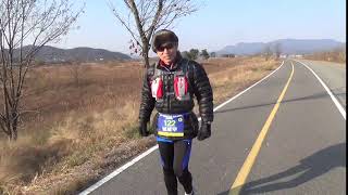 [한국유통신문.com] 선수 인터뷰-제8회 코리안 컵 100km 선수권 대회 현장-2017년 11월 25일-구미시 낙동강변