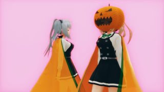 【艦これMMD】満潮、霞で「Happy Halloween」【MiluMMD】