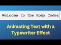 Animating Text with a Typewriter Effect | CSS Animation | CSS Tutorials #html #css #javascript