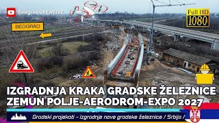 Beograd Projekat Izgradnje kraka nove gradske železnice do Aerodroma Nikola Tesla i  EXPO 2027