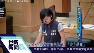 世新新聞 2018台灣燈會 議員批攤位「史上最貴」